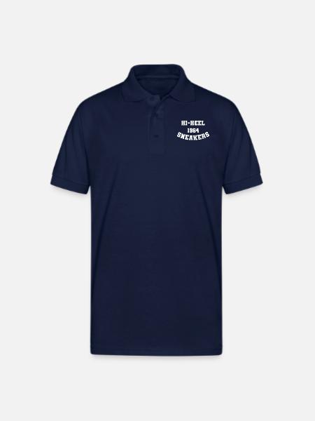 Hi Heel Sneakers - Gildan Unisex 50/50 Jersey Polo - navy