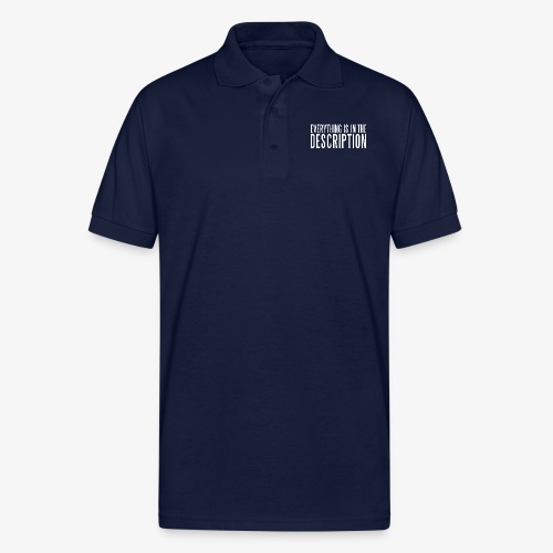 EVERYTHING IS IN THE DESCRIPTION - Gildan Unisex 50/50 Jersey Polo