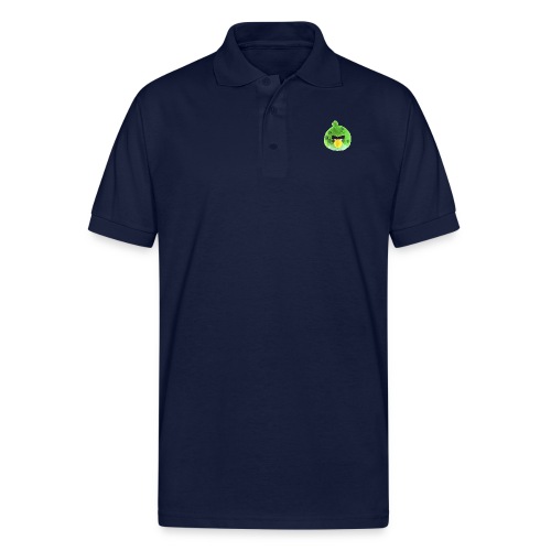 Green Logo - Gildan Unisex 50/50 Jersey Polo