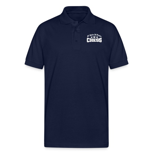 Id Rather Be Playing Chess - Gildan Unisex 50/50 Jersey Polo