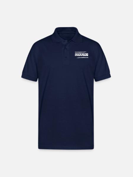 Empathy hippie - Gildan Unisex 50/50 Jersey Polo - navy