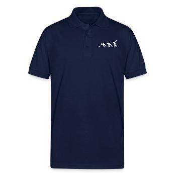 Lancer de quilles - Polo 50/50 avec coton durable É.-U. Homme - marine - Devant