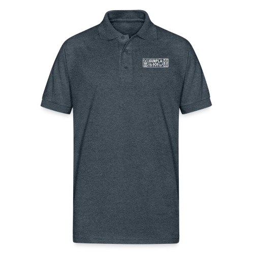 Gunpla 101 Men's T-shirt — Zeta Blue - Gildan Unisex 50/50 Jersey Polo