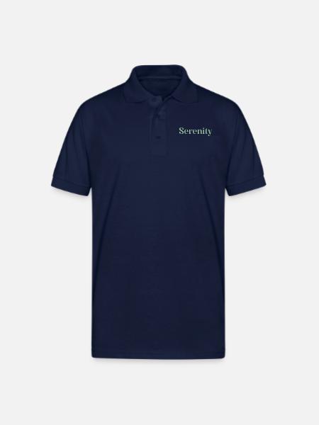 Serenity funny - Gildan Unisex 50/50 Jersey Polo - navy