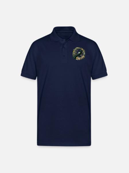 Raven - Gildan Unisex 50/50 Jersey Polo - navy