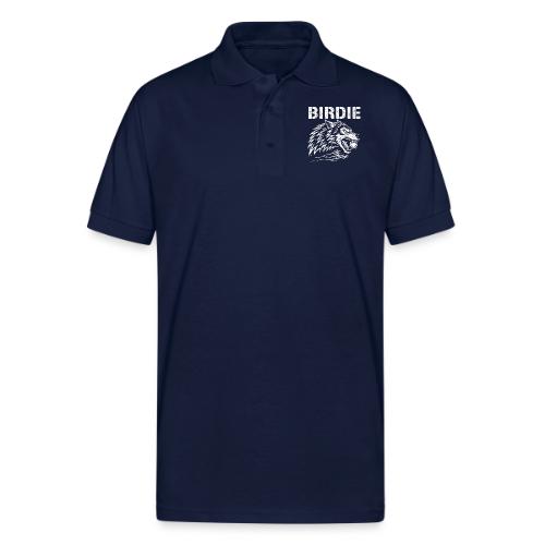 BIRDIE - Wolf Golf Gift Tee for Men - Gildan Unisex 50/50 Jersey Polo