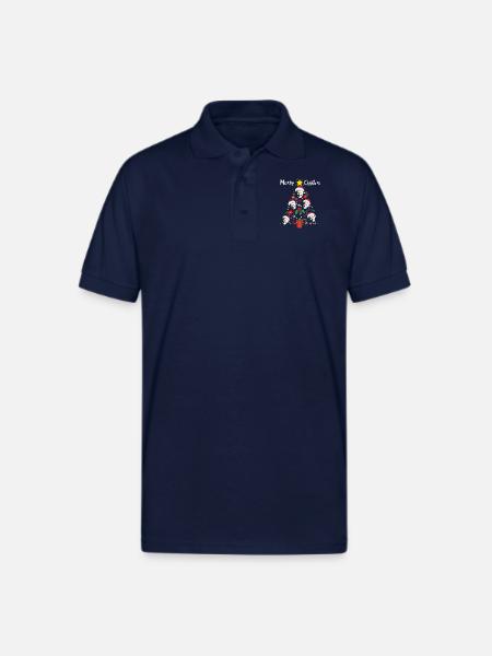 MERRY CHRISTMAS AA3 - Gildan Unisex 50/50 Jersey Polo - navy