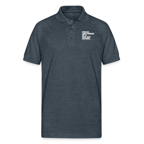 Proud Girlfriend To A Great Father - Gildan Unisex 50/50 Jersey Polo