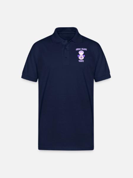 Aiiro Pearl Voice - Gildan Unisex 50/50 Jersey Polo - navy