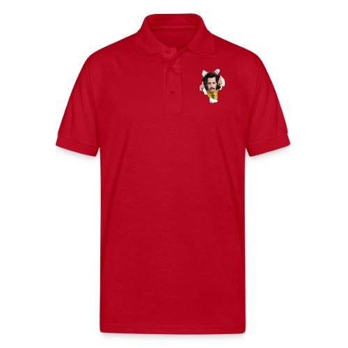 Mr. Matheson Chest Burster - Gildan Unisex 50/50 Jersey Polo