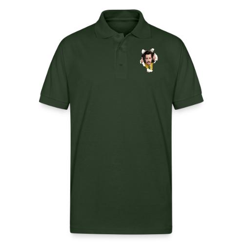 Mr. Matheson Chest Burster - Gildan Unisex 50/50 Jersey Polo