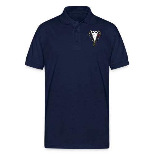 FUNK TUX - GOLD LINE - Gildan Unisex 50/50 Jersey Polo