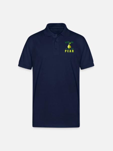 Shout Out To All The Pear - Gildan Unisex 50/50 Jersey Polo - navy