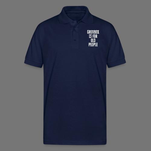 Gruvbox Old People - Gildan Unisex 50/50 Jersey Polo