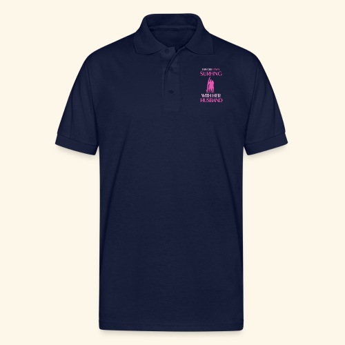 Surf Shirts Womens for Men, Women, Kids, Babies - Gildan Unisex 50/50 Jersey Polo