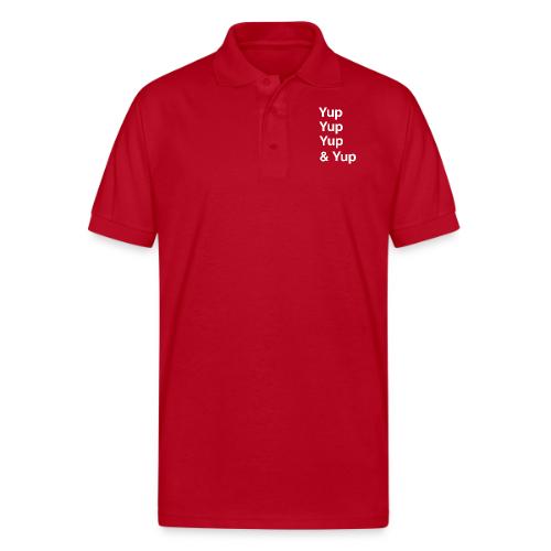 Yup, Yup, Yup & Yup - Gildan Unisex 50/50 Jersey Polo