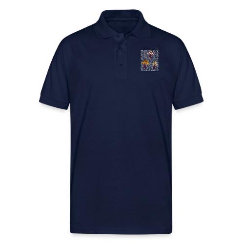 Fall Season Mushroom Designs - Gildan Unisex 50/50 Jersey Polo