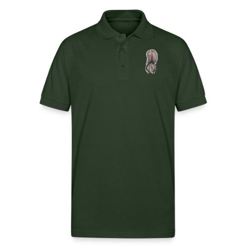 Gray squirrel - Gildan Unisex 50/50 Jersey Polo