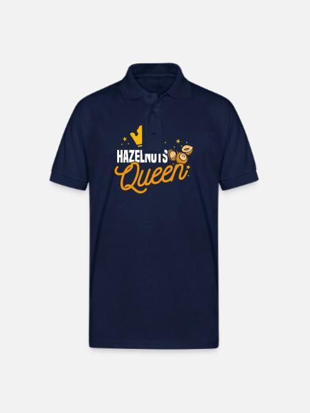 Hazelnut Queen - Gildan Unisex 50/50 Jersey Polo - navy