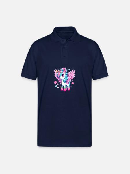 Pegasus - Gildan Unisex 50/50 Jersey Polo - navy