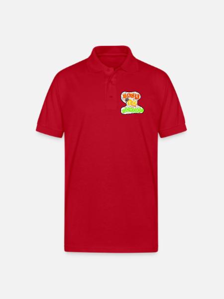 Back to school  - Gildan Unisex 50/50 Jersey Polo - red