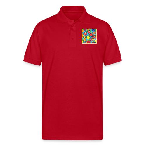Fruitful Pattern Design - Gildan Unisex 50/50 Jersey Polo