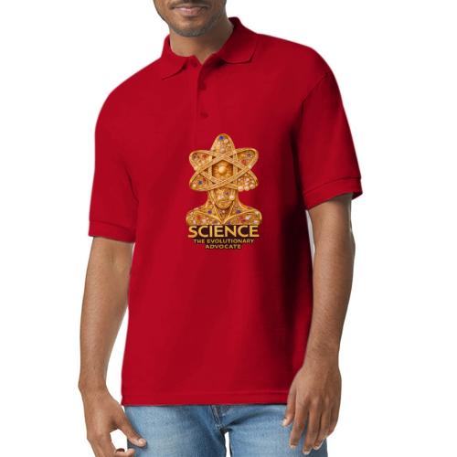 Science the Evolutionary Advocate - Gildan Unisex 50/50 Jersey Polo