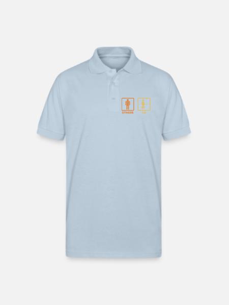Me as a Baker - Gildan Unisex 50/50 Jersey Polo - light blue