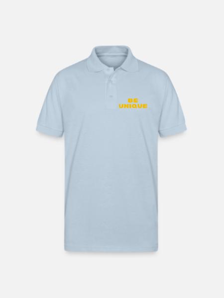 Be unique - Gildan Unisex 50/50 Jersey Polo - light blue