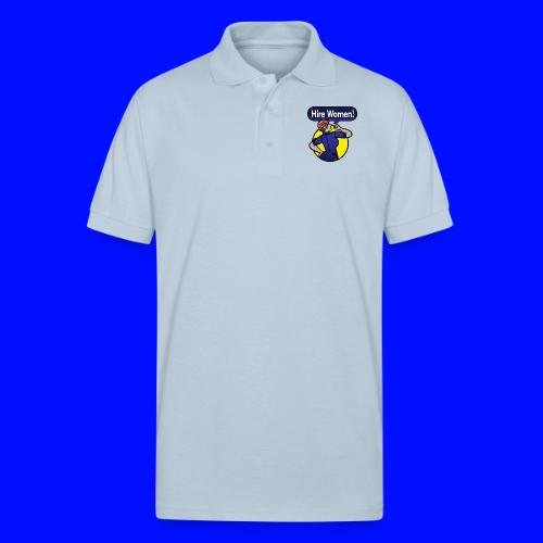 Hire Women! T-Shirt - Gildan Unisex 50/50 Jersey Polo