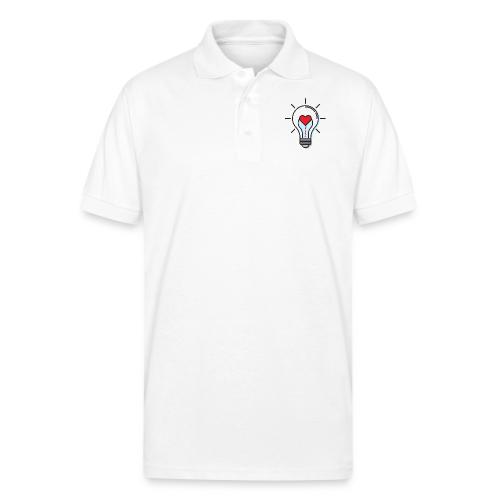 FUMCSD Heart Light Bulb - Gildan Unisex 50/50 Jersey Polo