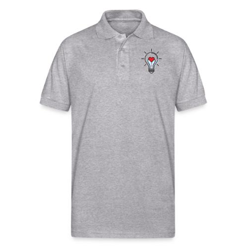 FUMCSD Heart Light Bulb - Gildan Unisex 50/50 Jersey Polo