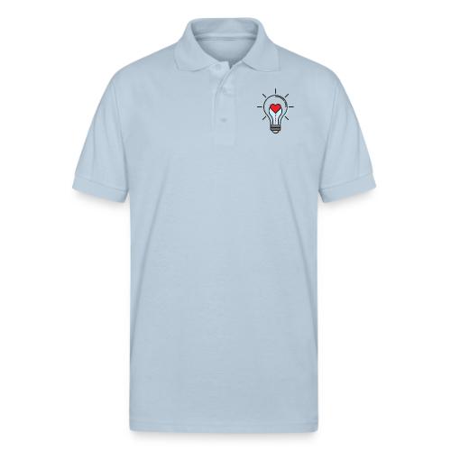 FUMCSD Heart Light Bulb - Gildan Unisex 50/50 Jersey Polo