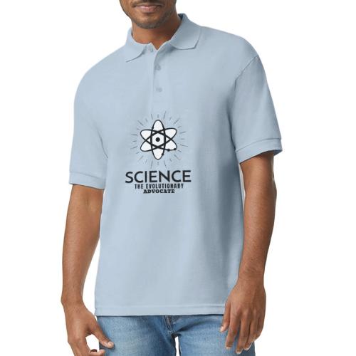 Science The Evolutionary Advocate - Gildan Unisex 50/50 Jersey Polo