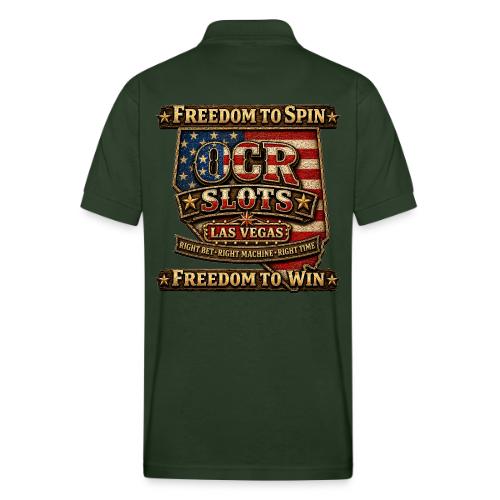 OCR Slots America's 250th Las Vegas - Gildan Unisex 50/50 Jersey Polo