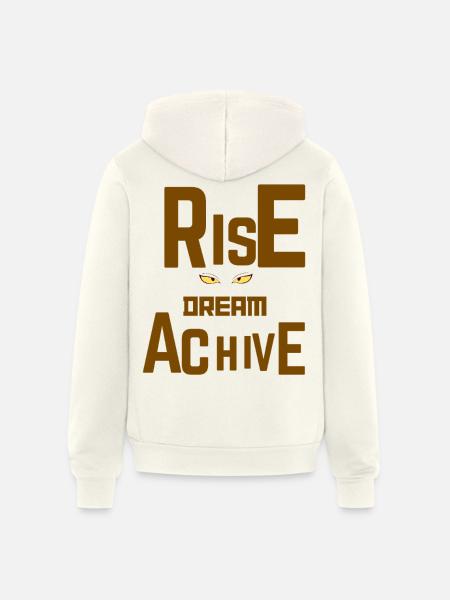 Visionary Ambition - Unisex Full Zip Hoodie - vintage white