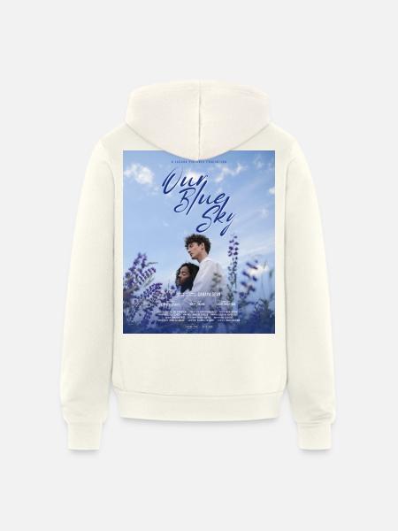 Our Blue Sky - Unisex Full Zip Hoodie - vintage white