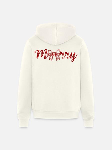 Christmas - Unisex Full Zip Hoodie - vintage white