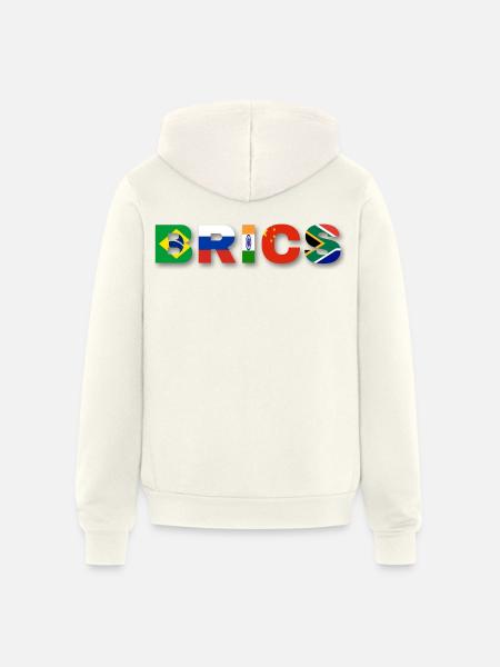 Brics  - Unisex Full Zip Hoodie - vintage white
