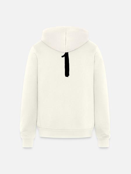 1 - Unisex Full Zip Hoodie - vintage white