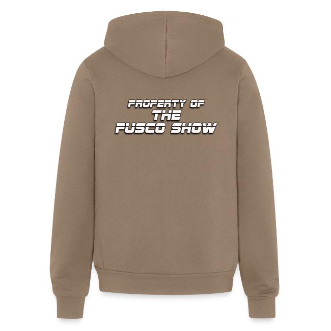 Producer Jay on Dartboard with Fusco Show back