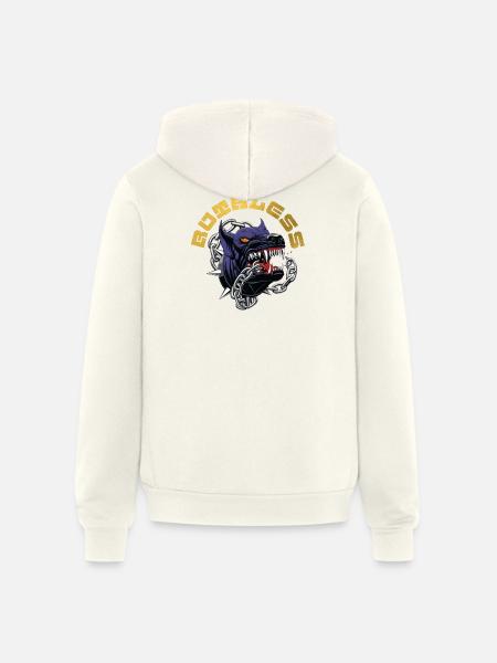 RUTHLESS - Unisex Full Zip Hoodie - vintage white