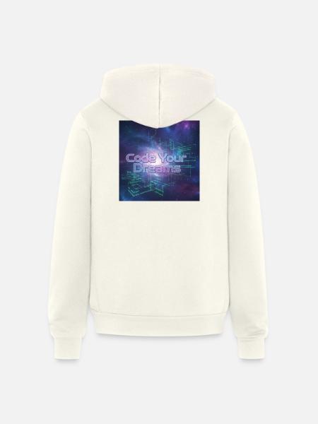 Code Your Dreams - Unisex Full Zip Hoodie - vintage white