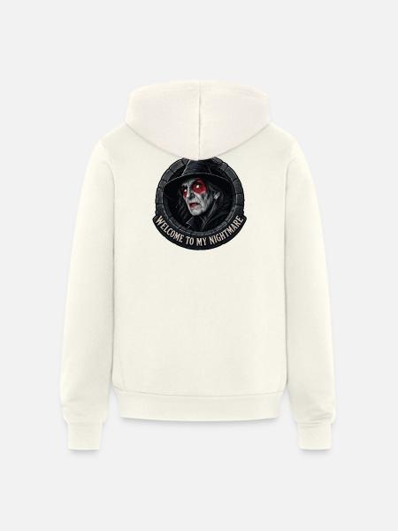 Nightmare Witch in Stone Ring - Unisex Full Zip Hoodie - vintage white