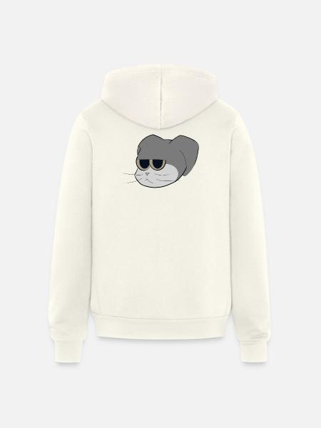Ketos - Unisex Full Zip Hoodie - vintage white