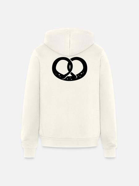 Pretzel, Oktoberfest - Unisex Full Zip Hoodie - vintage white