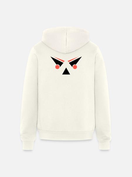 NINJA Stealth Cap - Unisex Full Zip Hoodie - vintage white