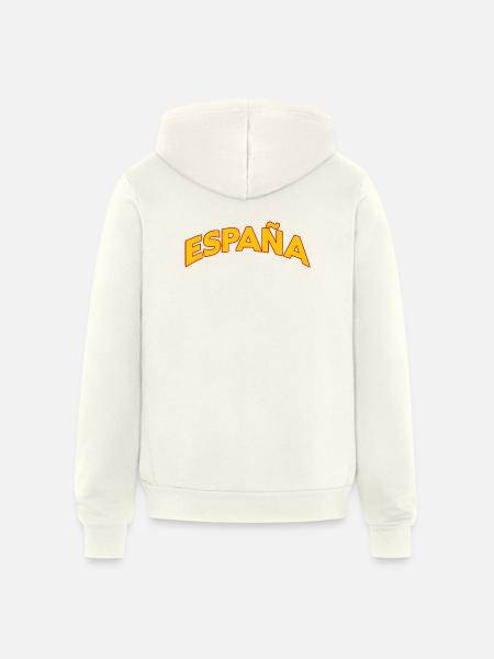 España 5 - Unisex Full Zip Hoodie - vintage white