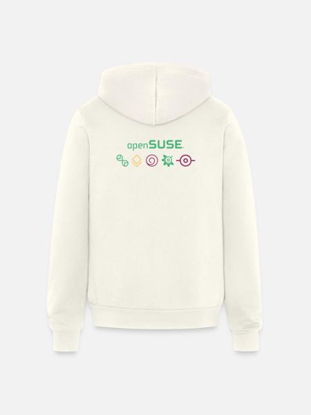 Distro Flavors - Unisex Full Zip Hoodie - vintage white