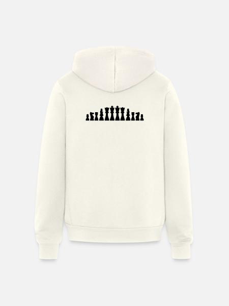 Chess - Unisex Full Zip Hoodie - vintage white